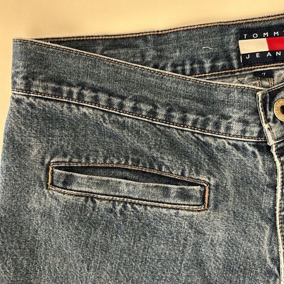 Vintage Tommy Hilfiger Denim Cargo Capris Size 7 - Picture 3 of 12
